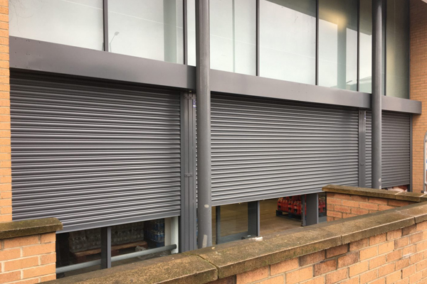 Rolling shutter doors for warehouses, factories and shops